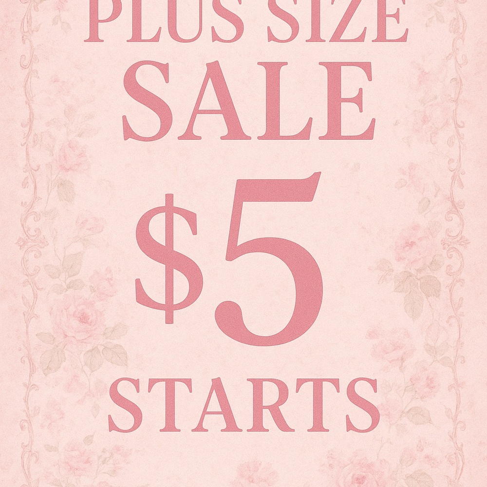 CURVY GIRL Sunday‎ Show Sizes Medium Thru 5X Torrid Arula, POL Oct 19th 4 PM CST